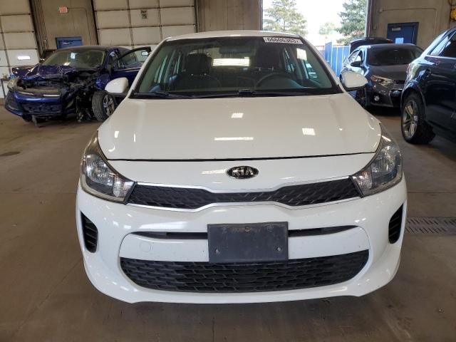 3KPA24AB2KE161496 - 2019 KIA RIO S WHITE photo 5