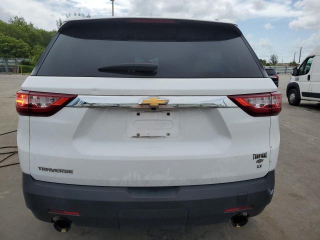 1GNERGKW6JJ116943 - 2018 CHEVROLET TRAVERSE LT أبيض صورة 6