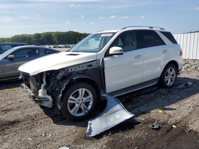 4JGDA5HB3DA146728 - 2013 MERCEDES-BENZ ML 350 4MATIC WHITE photo 1
