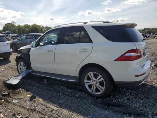 4JGDA5HB3DA146728 - 2013 MERCEDES-BENZ ML 350 4MATIC WHITE photo 2