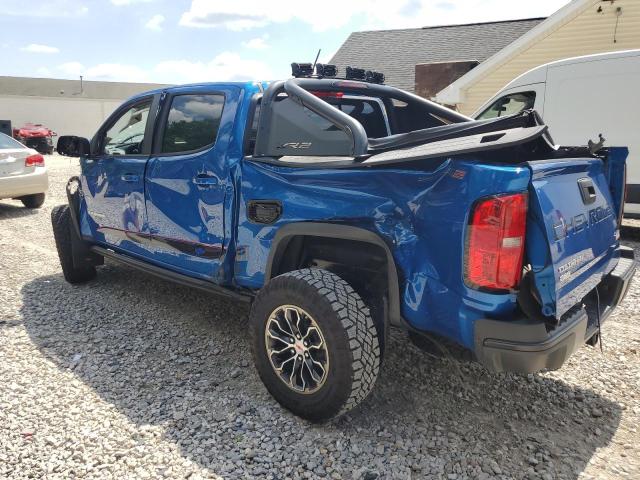 1GCGTEEN7M1116738 - 2021 CHEVROLET COLORADO ZR2 BLUE photo 2
