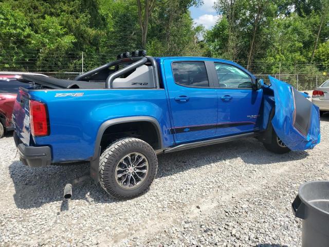1GCGTEEN7M1116738 - 2021 CHEVROLET COLORADO ZR2 BLUE photo 3
