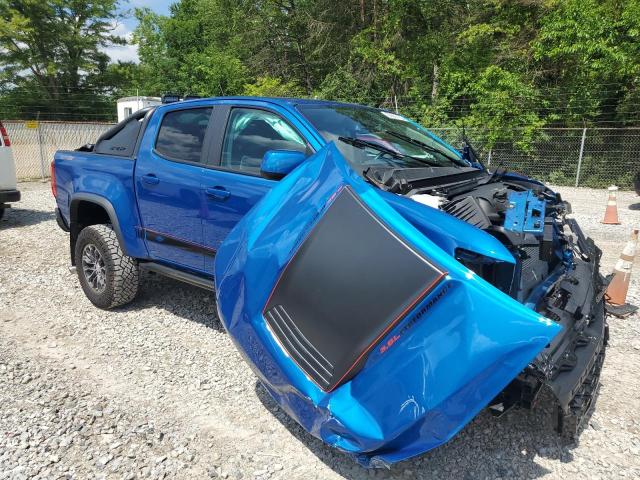 1GCGTEEN7M1116738 - 2021 CHEVROLET COLORADO ZR2 BLUE photo 4