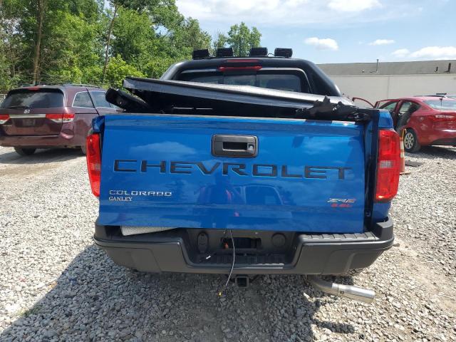 1GCGTEEN7M1116738 - 2021 CHEVROLET COLORADO ZR2 BLUE photo 6