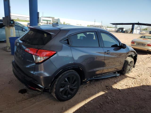 3CZRU5H19NM745849 - 2022 HONDA HR-V SPORT GRAY photo 3