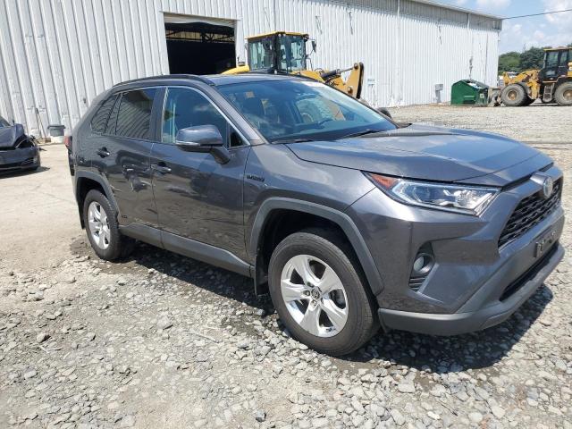 4T3RWRFV9MU049759 - 2021 TOYOTA RAV4 XLE GRAY photo 4