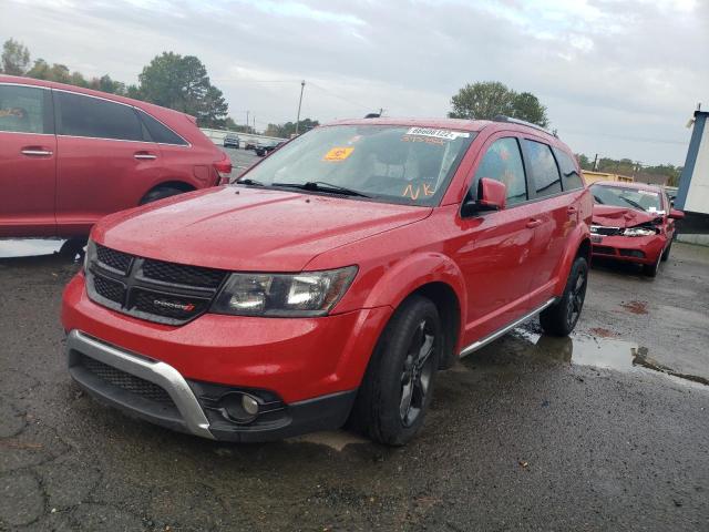 3C4PDCGG3JT345454 - 2018 DODGE JOURNEY CROSSROAD RED photo 2