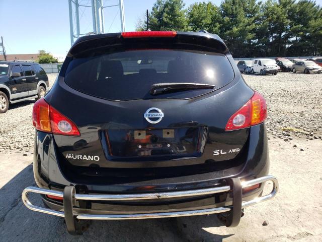 JN8AZ18W09W204952 - 2009 NISSAN MURANO S BLACK photo 6