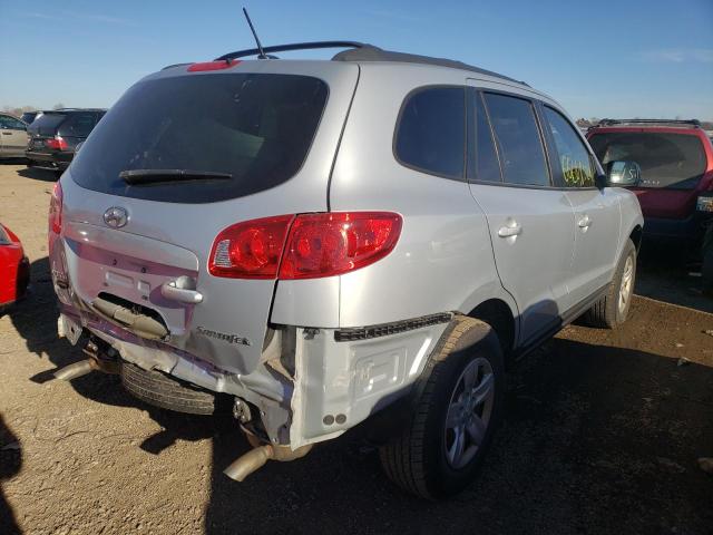 5NMSG13D99H324179 - 2009 HYUNDAI SANTA FE GLS SILVER photo 4