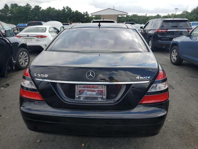 WDDNG86X28A153916 - 2008 MERCEDES-BENZ S 550 4MATIC BLACK photo 6