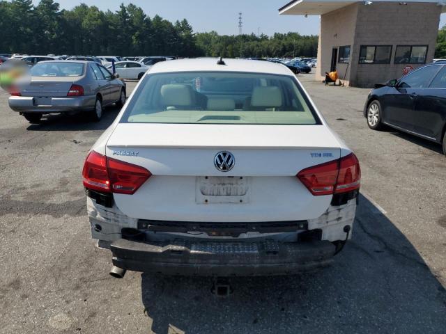 1VWCV7A39FC051534 - 2015 VOLKSWAGEN PASSAT SEL WHITE photo 6