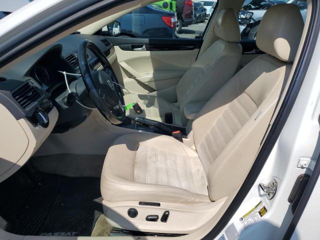 1VWCV7A39FC051534 - 2015 VOLKSWAGEN PASSAT SEL WHITE photo 7