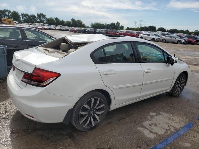 19XFB2F94EE069875 - 2014 HONDA CIVIC EXL WHITE photo 3