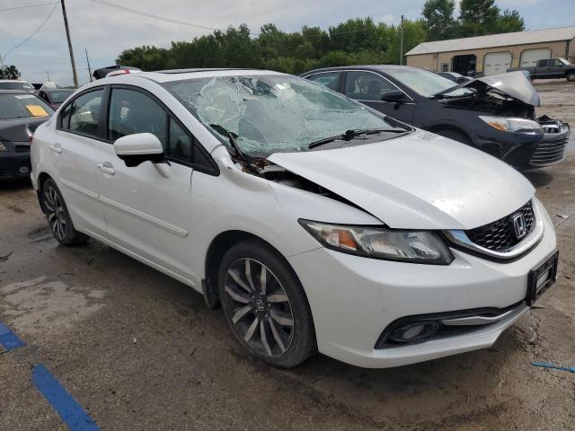19XFB2F94EE069875 - 2014 HONDA CIVIC EXL WHITE photo 4