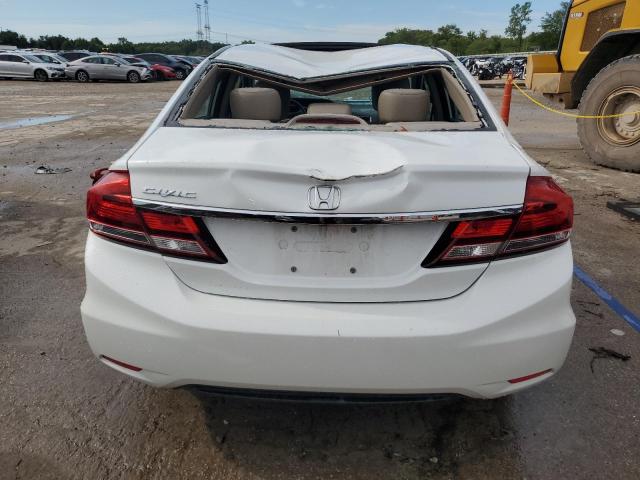 19XFB2F94EE069875 - 2014 HONDA CIVIC EXL WHITE photo 6