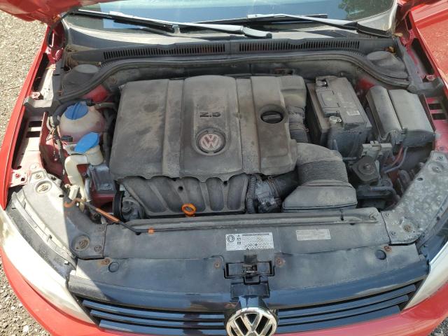 3VWBP7AJXCM109813 - 2012 VOLKSWAGEN JETTA SE أحمر صورة 11