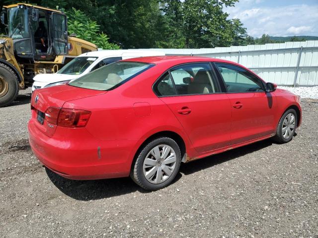 3VWBP7AJXCM109813 - 2012 VOLKSWAGEN JETTA SE أحمر صورة 3