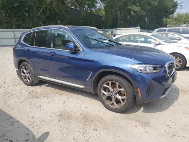 WBX57DP06PN190689 - 2023 BMW X3 XDRIVE30I BLUE photo 4