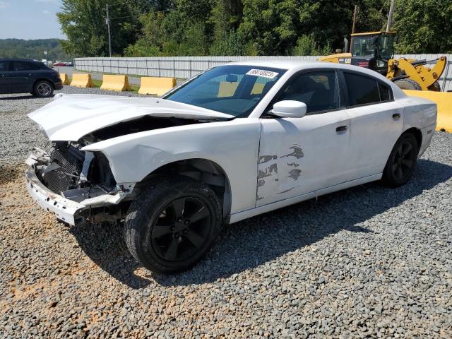 2C3CDXBG7DH609712 - 2013 DODGE CHARGER SE WHITE photo 1