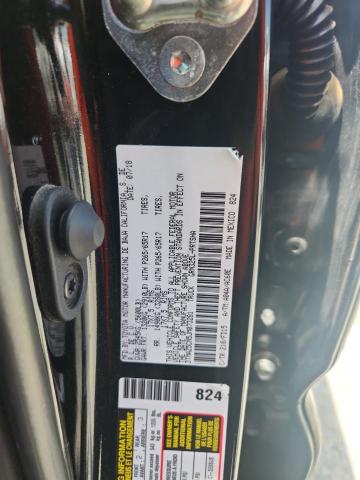 3TMAZ5CN5JM073281 - 2018 TOYOTA TACOMA DOUBLE CAB BLACK photo 12