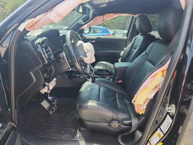 3TMAZ5CN5JM073281 - 2018 TOYOTA TACOMA DOUBLE CAB BLACK photo 7