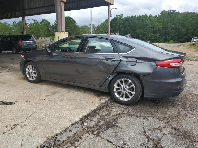 3FA6P0LU2LR150979 - 2020 FORD FUSION SE GRAY photo 2