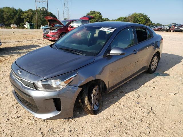 3KPA24AB8KE241675 - 2019 KIA RIO S SILVER photo 1