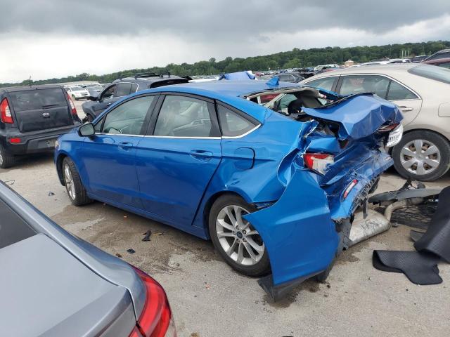 3FA6P0HD2LR150912 - 2020 FORD FUSION SE BLUE photo 2