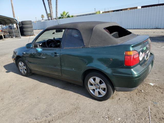 3VWDC21V82M802792 - 2002 VOLKSWAGEN CABRIO GLX 绿色 照片 2