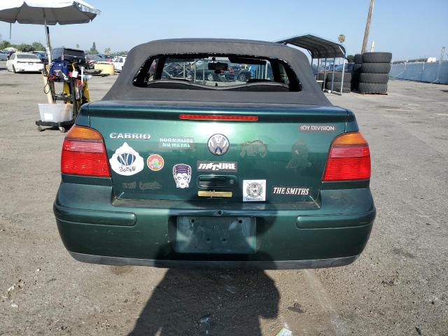 3VWDC21V82M802792 - 2002 VOLKSWAGEN CABRIO GLX 绿色 照片 6