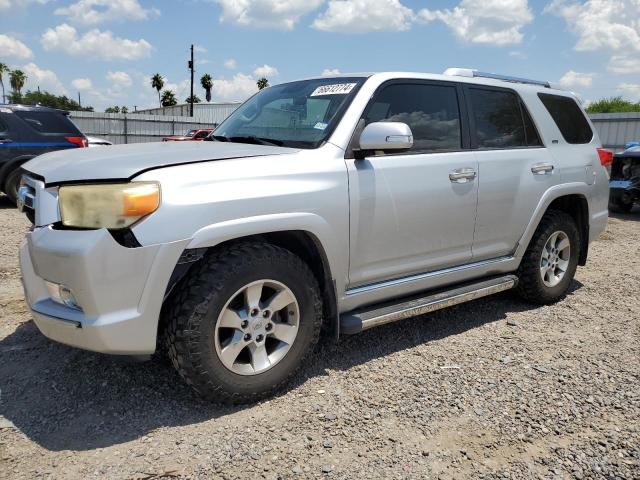 JTEZU5JR1B5033127 - 2011 TOYOTA 4RUNNER SR5 SILVER photo 1