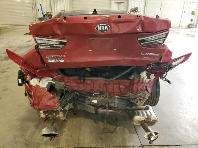 5XXGW4L2XJG208484 - 2018 KIA OPTIMA SX 红色 照片 6
