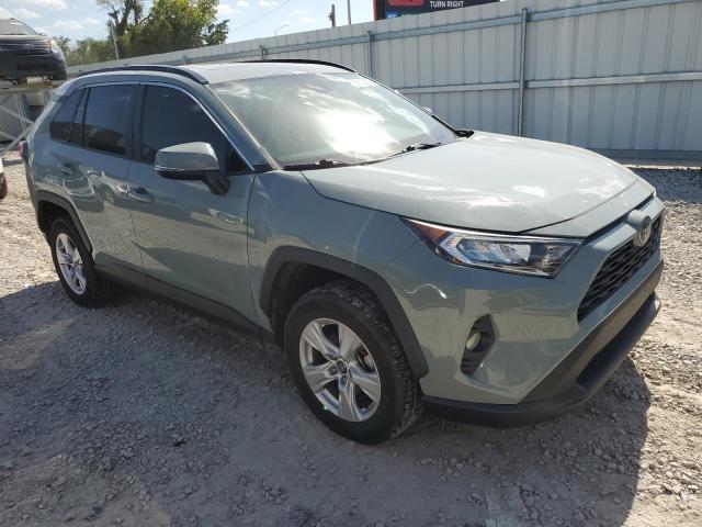 2T3P1RFV9KW038098 - 2019 TOYOTA RAV4 XLE 绿色 照片 4
