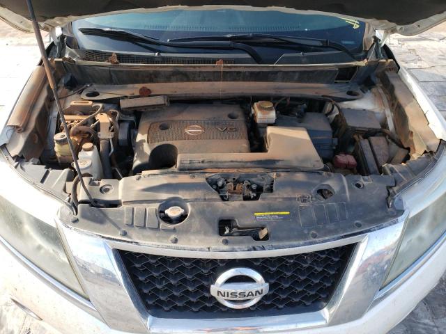 5N1AR2MN6EC688163 - 2014 NISSAN PATHFINDER S WHITE photo 7