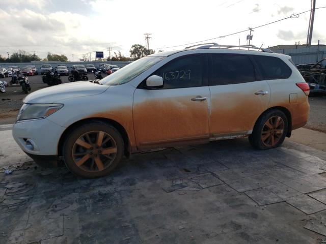 5N1AR2MN6EC688163 - 2014 NISSAN PATHFINDER S WHITE photo 9