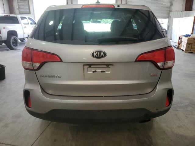 5XYKT3A69FG615766 - 2015 KIA SORENTO LX SILVER photo 6