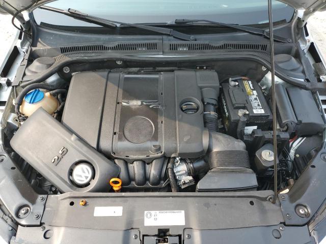 3VWDP7AJ6DM354585 - 2013 VOLKSWAGEN JETTA SE Արծաթագույն լուսանկար 11