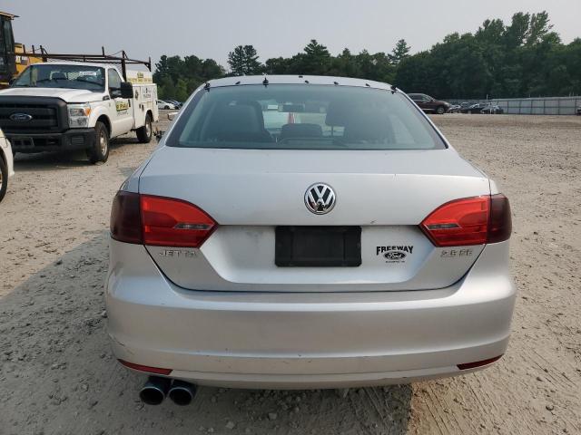 3VWDP7AJ6DM354585 - 2013 VOLKSWAGEN JETTA SE Արծաթագույն լուսանկար 6