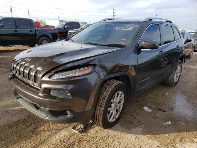 1C4PJMCS8FW634596 - 2015 JEEP CHEROKEE LATITUDE GRAY photo 2