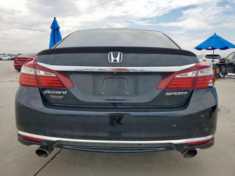 1HGCR2F55GA111683 - 2016 HONDA ACCORD SPORT 黑色 照片 6