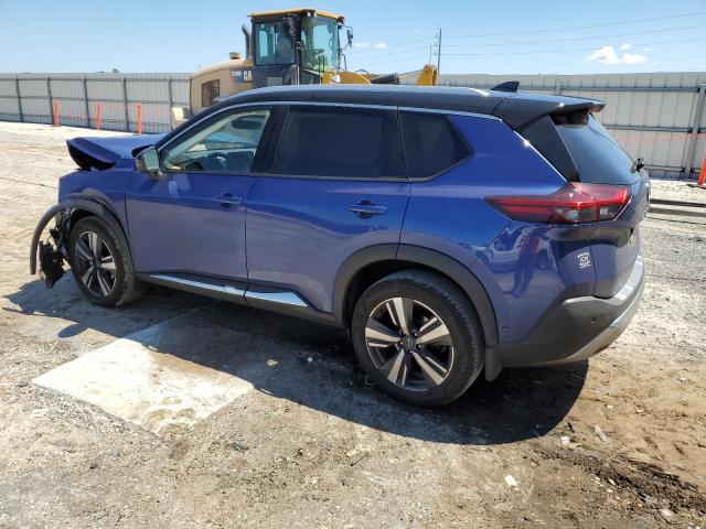 JN8BT3DC4PW101592 - 2023 NISSAN ROGUE PLATINUM BLUE photo 2