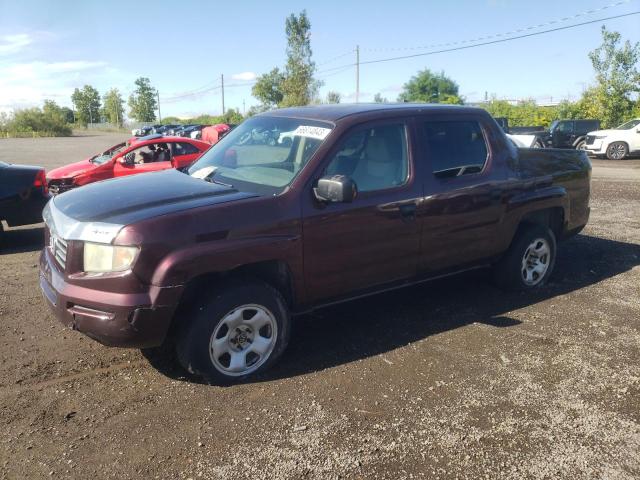 2HJYK16237H533585 - 2007 HONDA RIDGELINE RT BURGUNDY photo 1