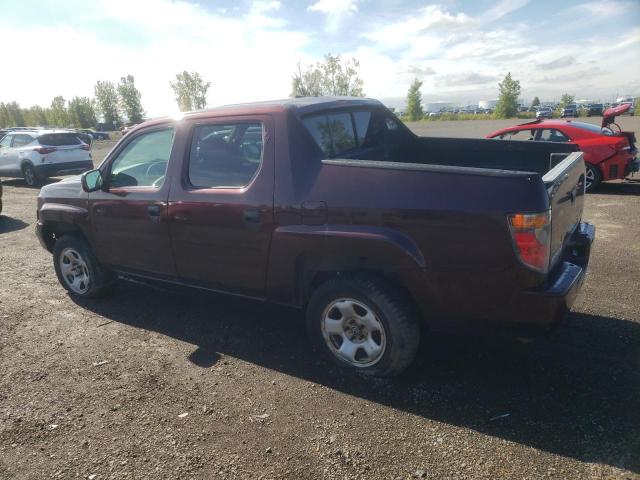 2HJYK16237H533585 - 2007 HONDA RIDGELINE RT BURGUNDY photo 2