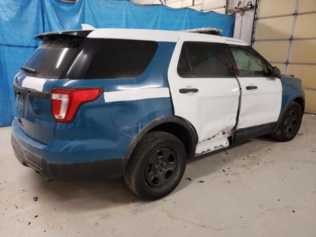 1FM5K8AR9GGB36538 - 2016 FORD EXPLORER POLICE INTERCEPTOR 双色 照片 3