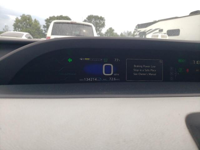 JTDKARFP5H3039918 - 2017 TOYOTA PRIUS PRIM ნაცრისფერი ფოტო 9