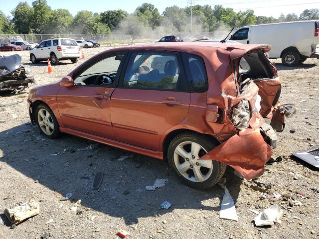 KNAFE161575008204 - 2007 KIA SPECTRA5 SX ORANGE photo 2