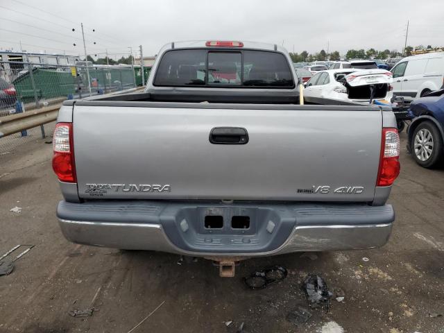 5TBBT441X6S475180 - 2006 TOYOTA TUNDRA ACCESS CAB SR5 SILVER photo 6