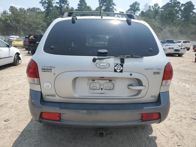 KM8SC73E36U107668 - 2006 HYUNDAI SANTA FE GLS SILVER photo 6