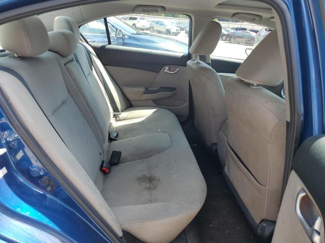 19XFB2F85DE254488 - 2013 HONDA CIVIC EX BLUE photo 10