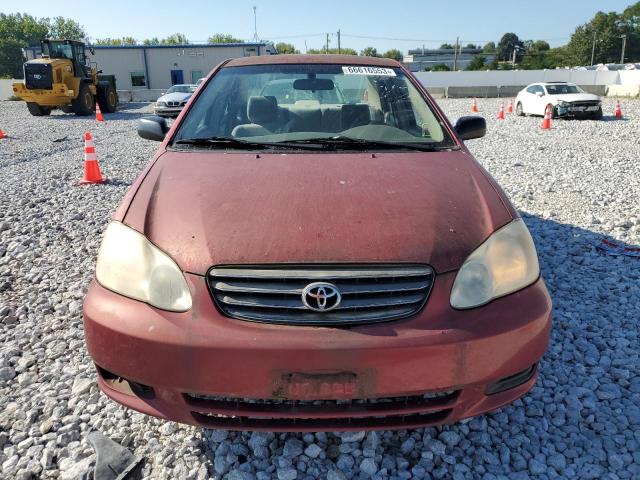 JTDBR32E032015146 - 2003 TOYOTA COROLLA CE MAROON photo 5